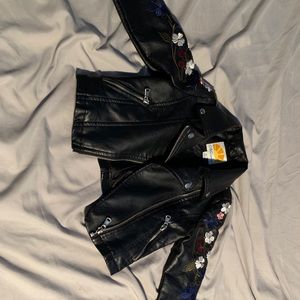 Children’s leather jacket.
